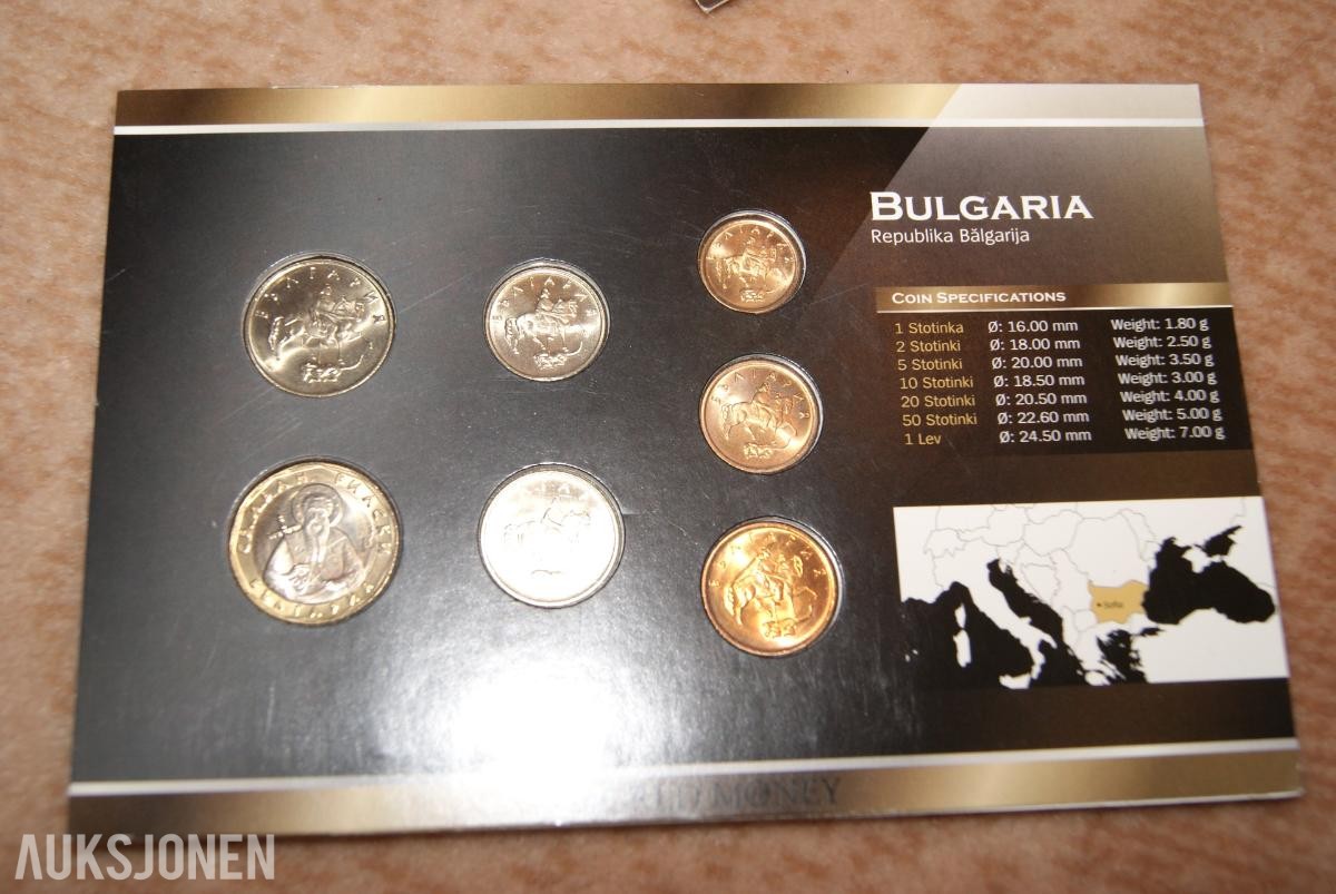 Mynt Sett Euro & Utland! 1