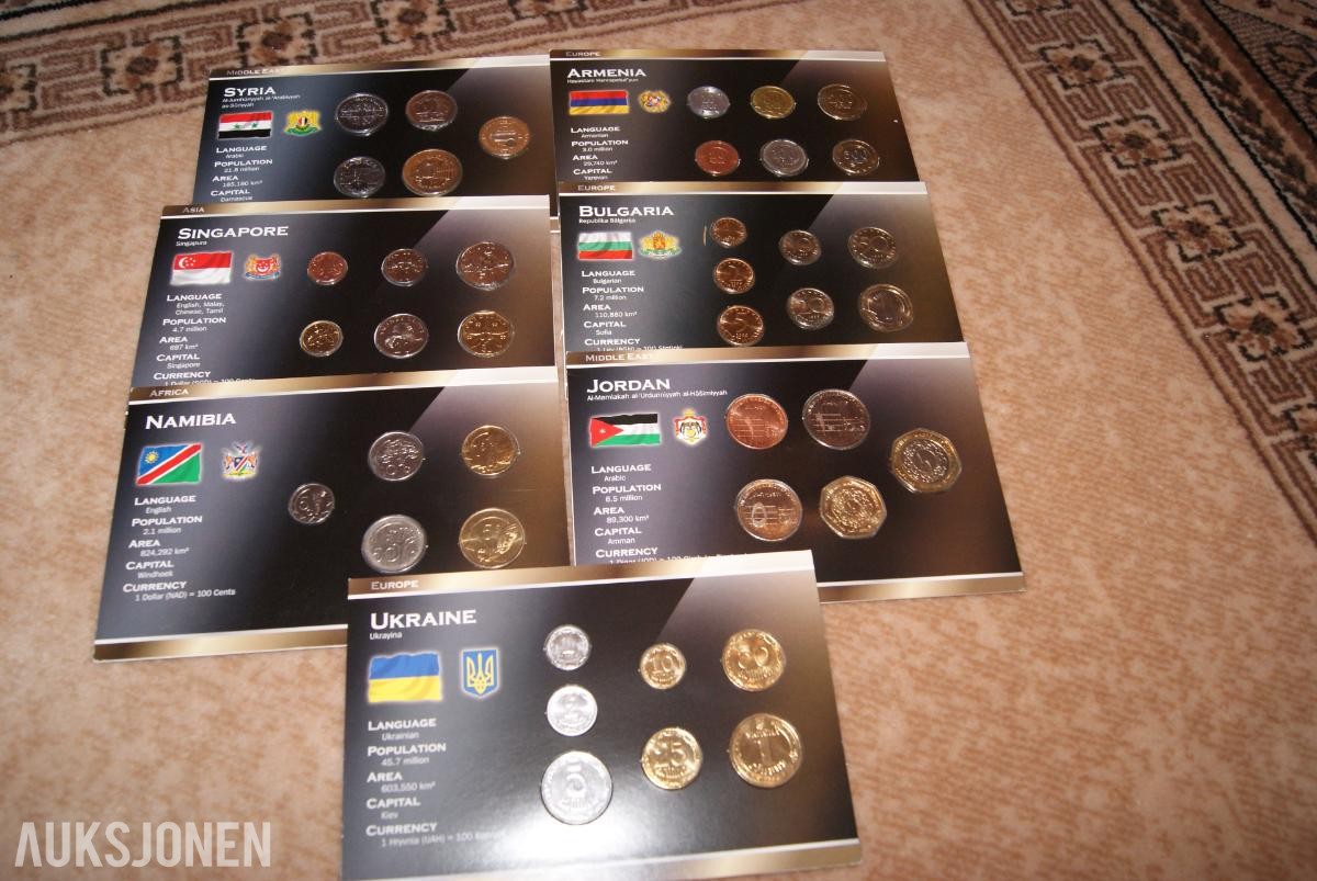 Mynt Sett Euro & Utland! 1
