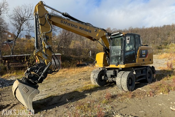 2019 Cat M314F Hjulgraver - Rototilt - 2 skuffer - Skjær