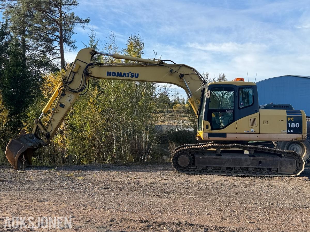 2003 Komatsu PC180LC-7K gravemaskin med skuffe - Sentralsmøring