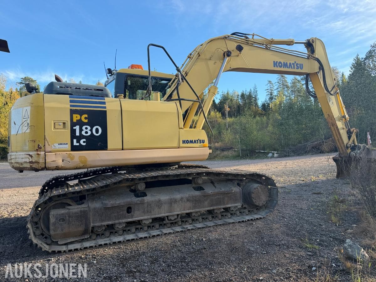 2003 Komatsu PC180LC-7K gravemaskin med skuffe - Sentralsmøring