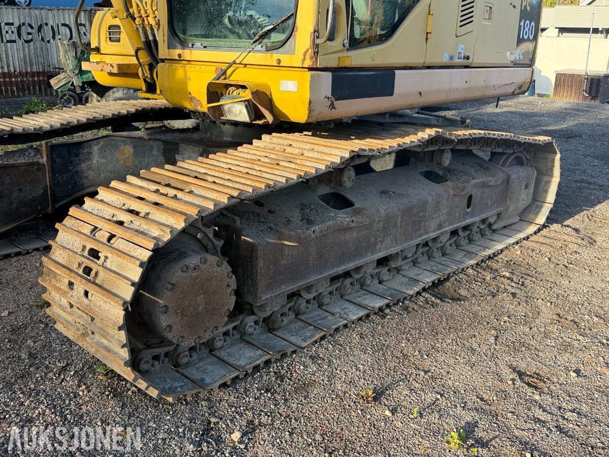2003 Komatsu PC180LC-7K gravemaskin med skuffe - Sentralsmøring
