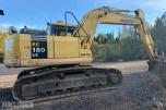 2003 Komatsu PC180LC-7K gravemaskin med skuffe - Sentralsmøring