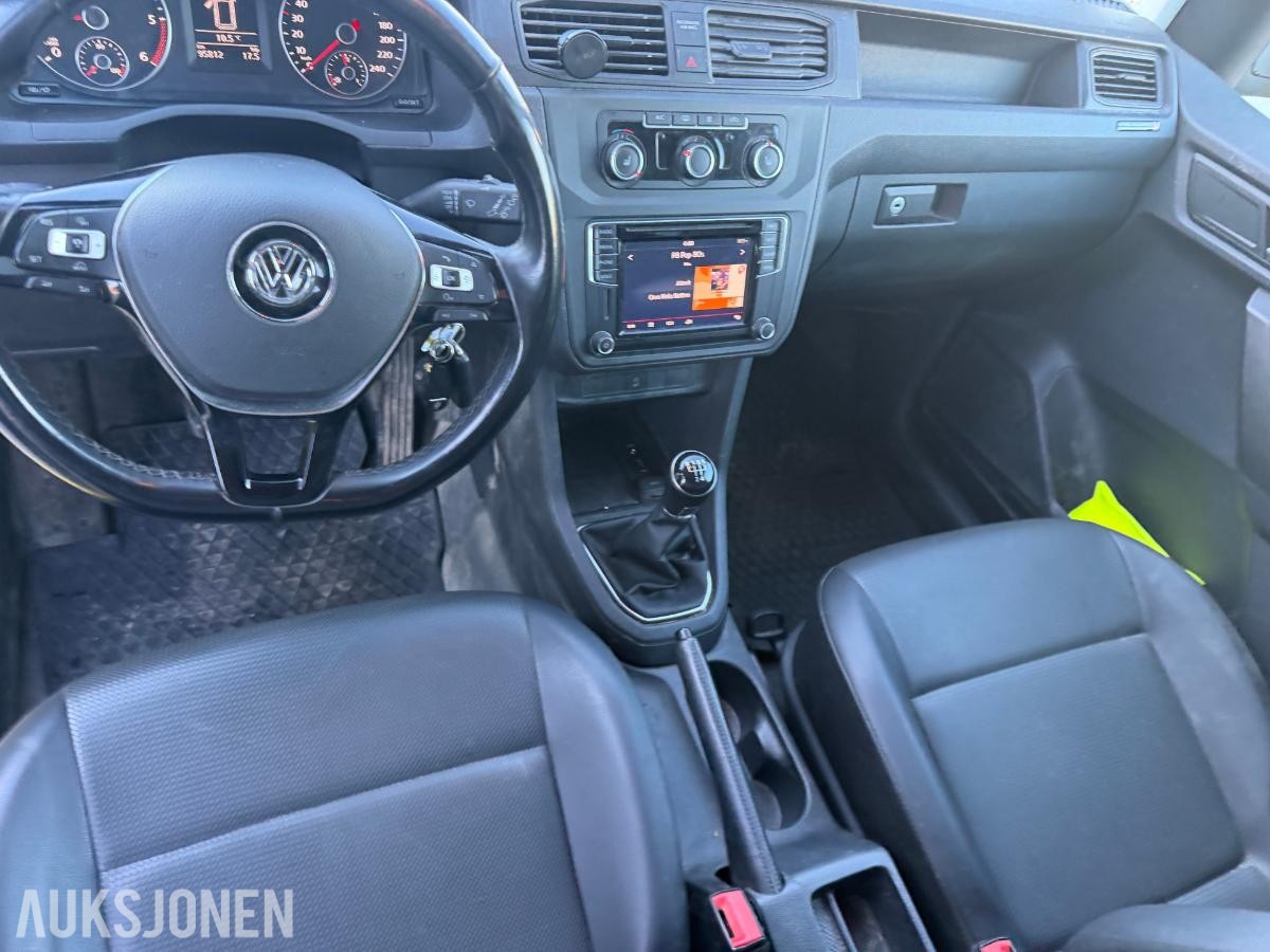 2017 VOLKSWAGEN CADDY 2.0 TDI HENGERFESTE RYGGEKAMERA