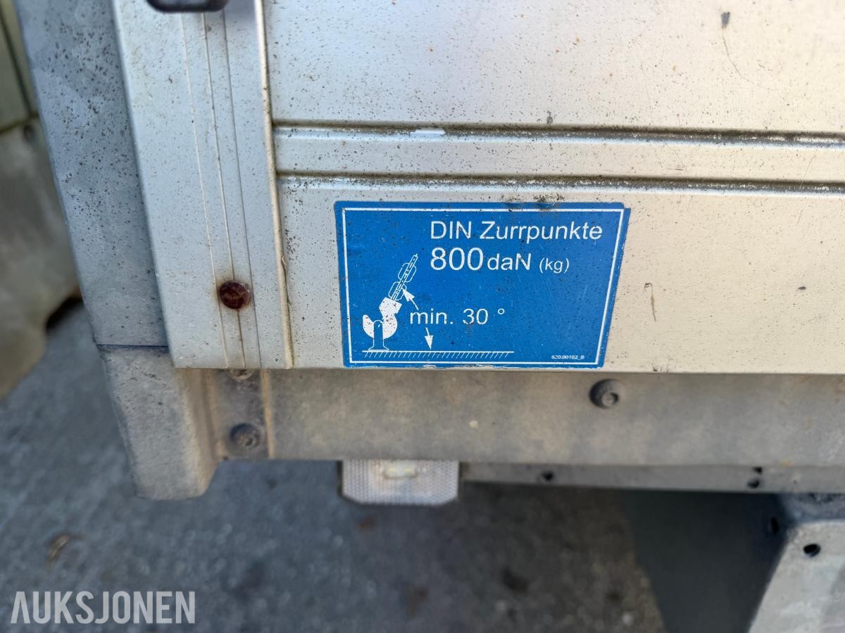 2017 Humbaur HTK 2000.27 tipphenger, 2000 kg totalvekt