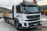 2013 Volvo FMX 500 lastebil med maskinplan - 8x4 