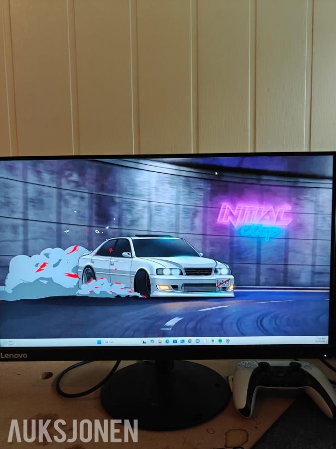 Lenovo l24e og legion r27, 2 stk gamingskjermer