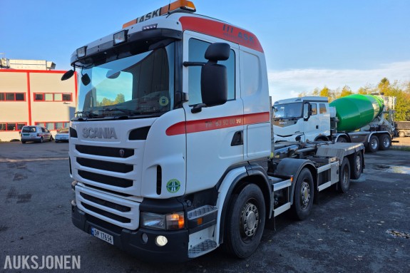 2013 Scania G480 krokbil 8x2 1 eier 368308 km leveres EU-Godkjent