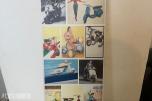 Vespa Retro veggdekorasjon på lerret – 2 stk.