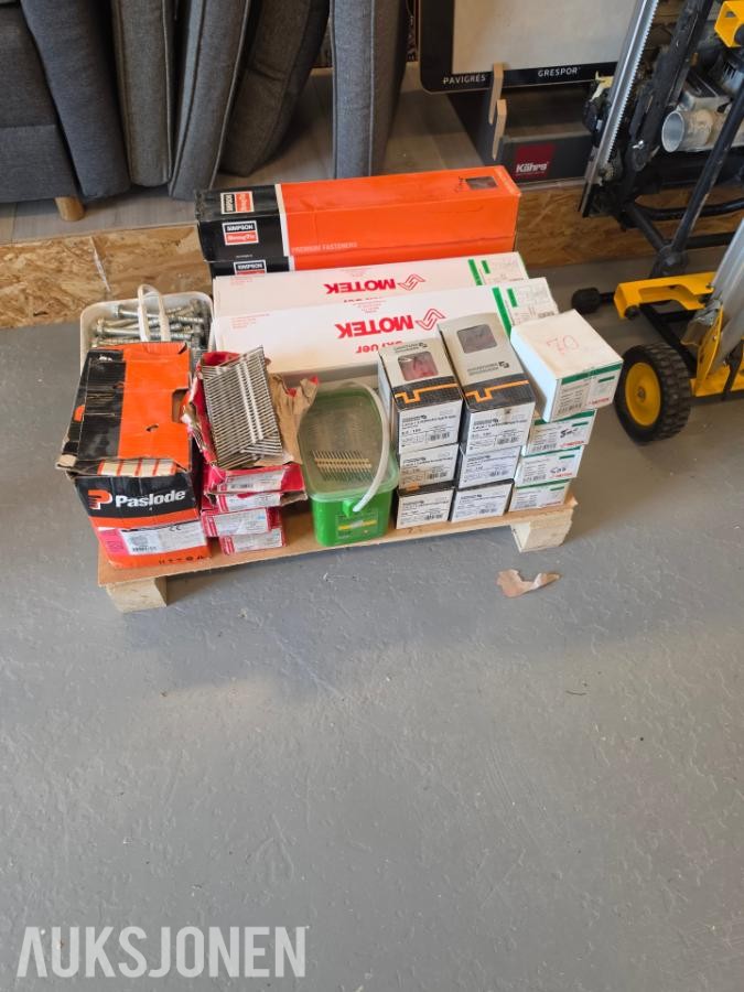 DIV Festemidler essve, spigerverket, Motek