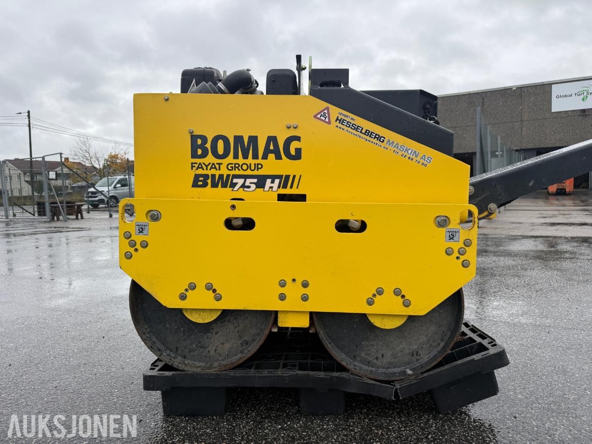 2018 Bomag BW75 H tandemvals / vibrovals