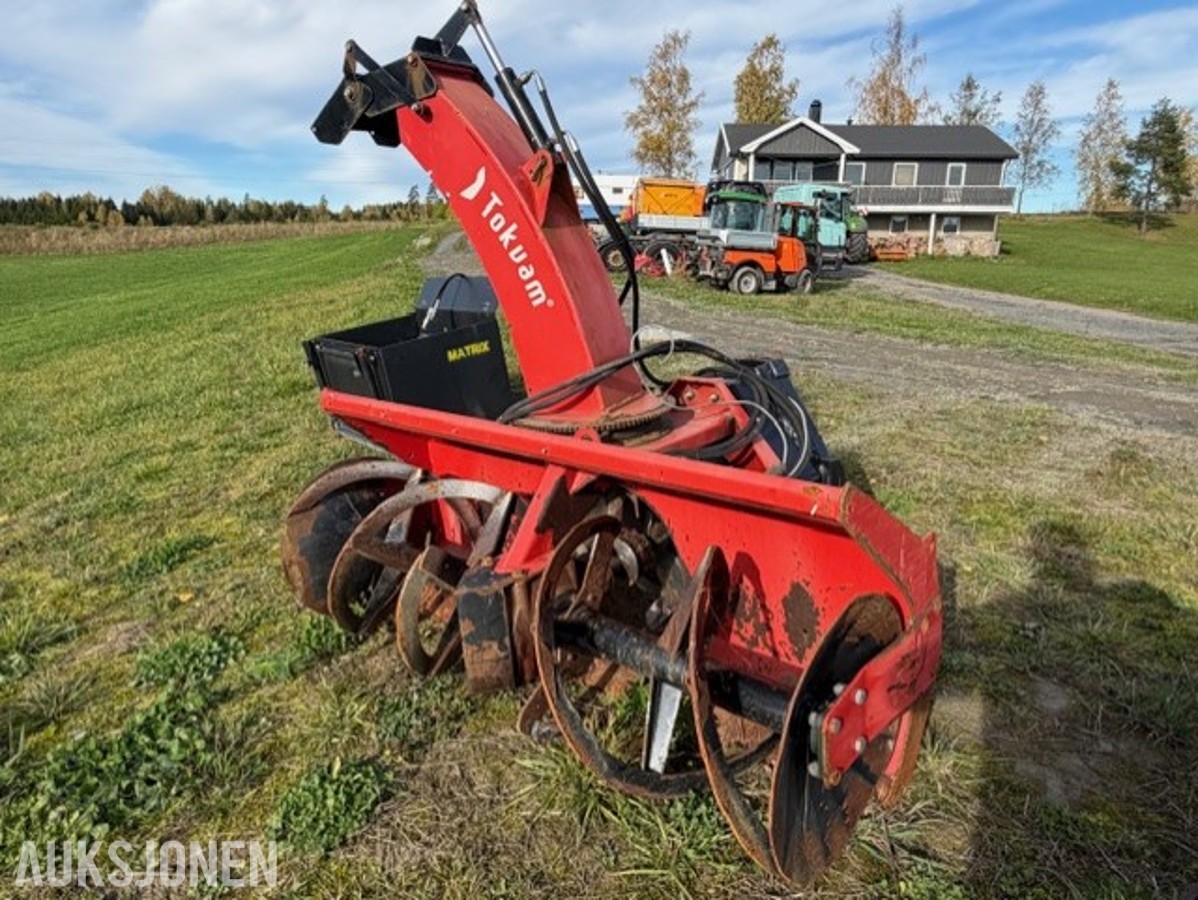 Tokvam hydraulisk snøfreser til traktor