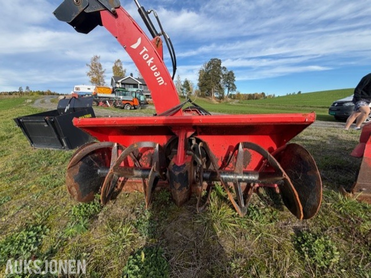 Tokvam hydraulisk snøfreser til traktor