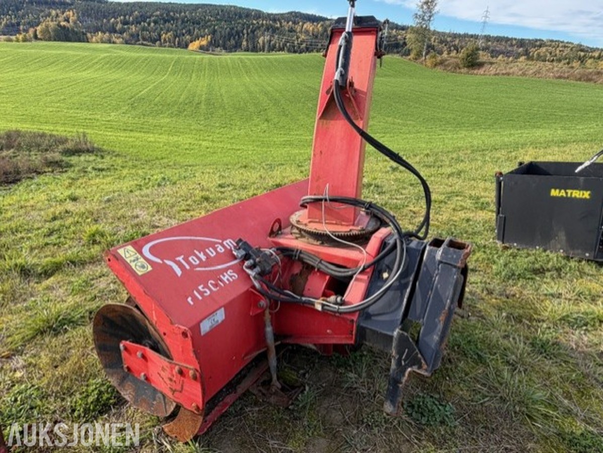 Tokvam hydraulisk snøfreser til traktor