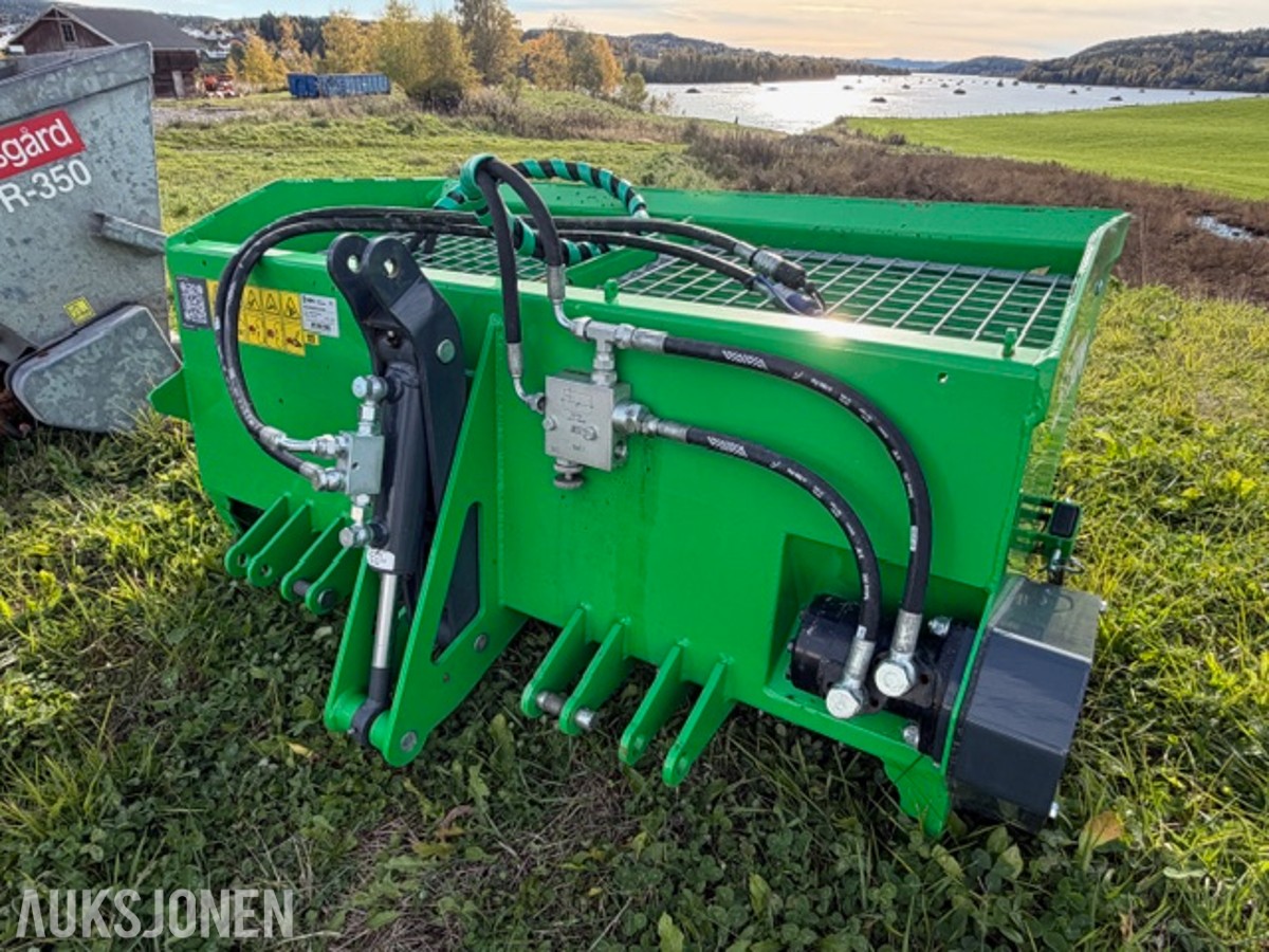 SAMI SL-2-250 sandstrøer, hydraulisk drift, CE-merket, beskyttelsesgitter og hurtigkoblinger