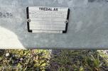2019 Tredal T-30-M maskinhenger, 3000 kg totalvekt, kjørebruer og boggi