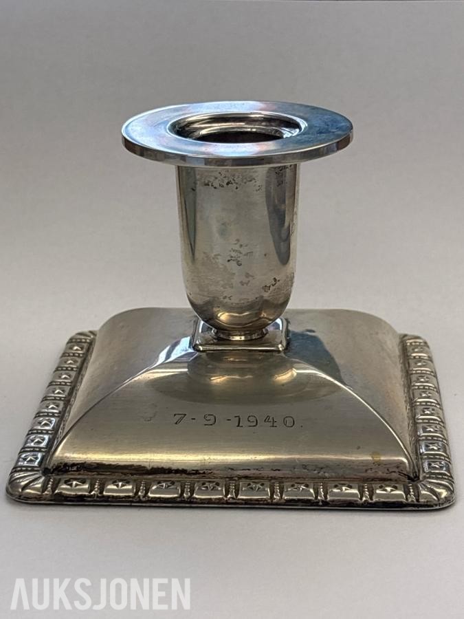 David-Andersen 830S sølv lysestaker – 1888–1925