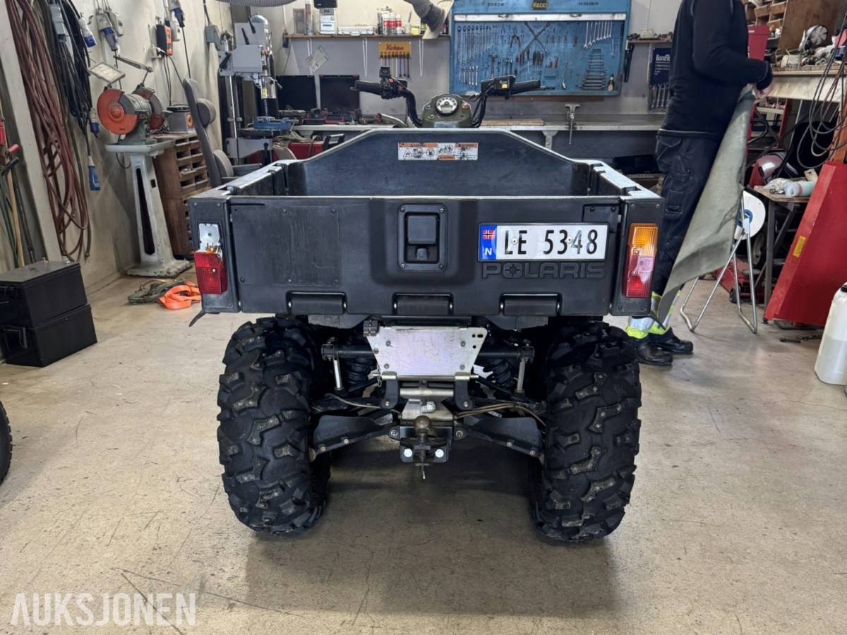 2010 Polaris Sportsman 800 6x6 ATV, vinsj og lasteplan