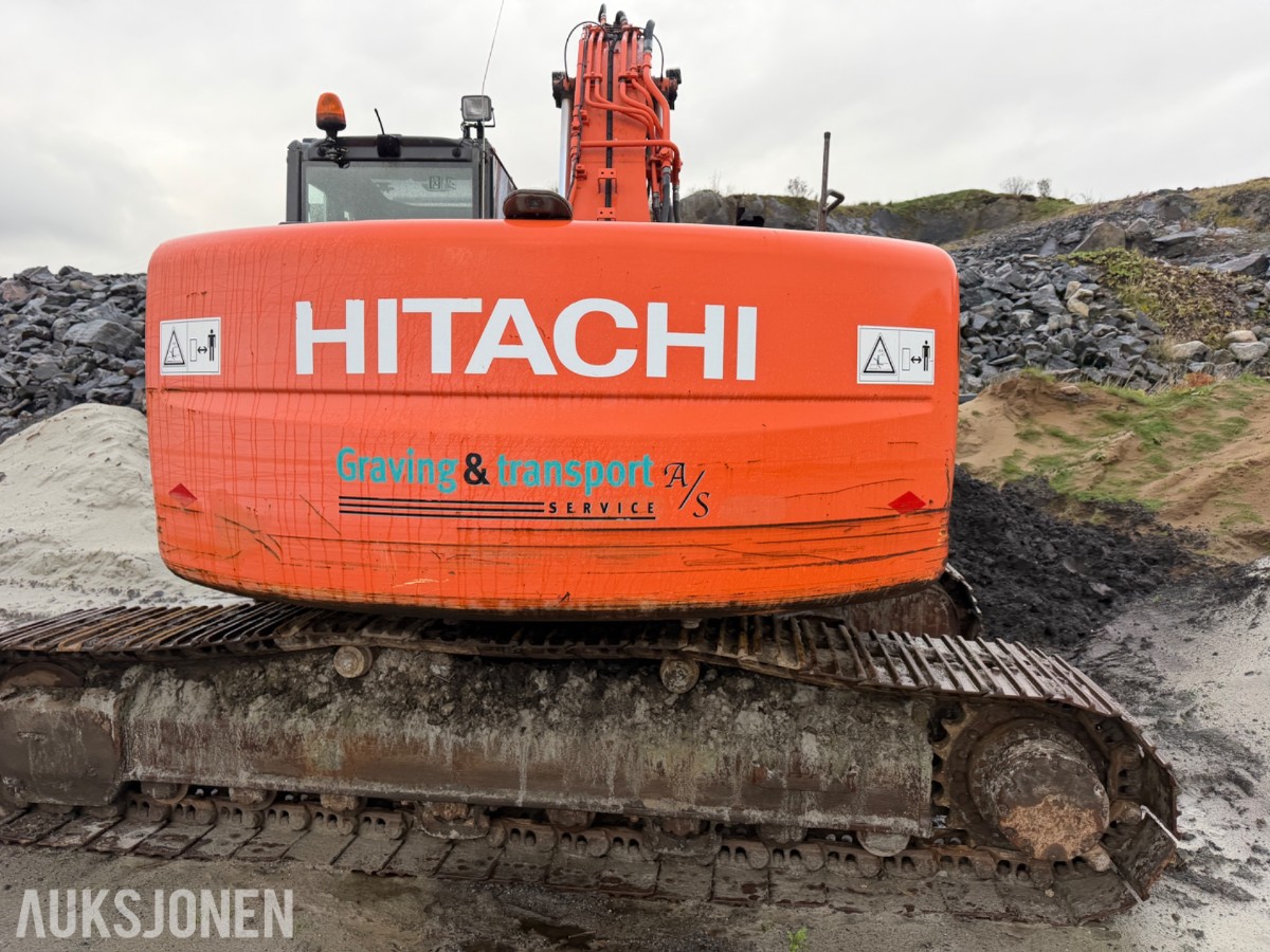 2008 Hitachi ZX225USPLC-3 Beltegraver, Engcon tiltrotator, S70, 2 skuffer