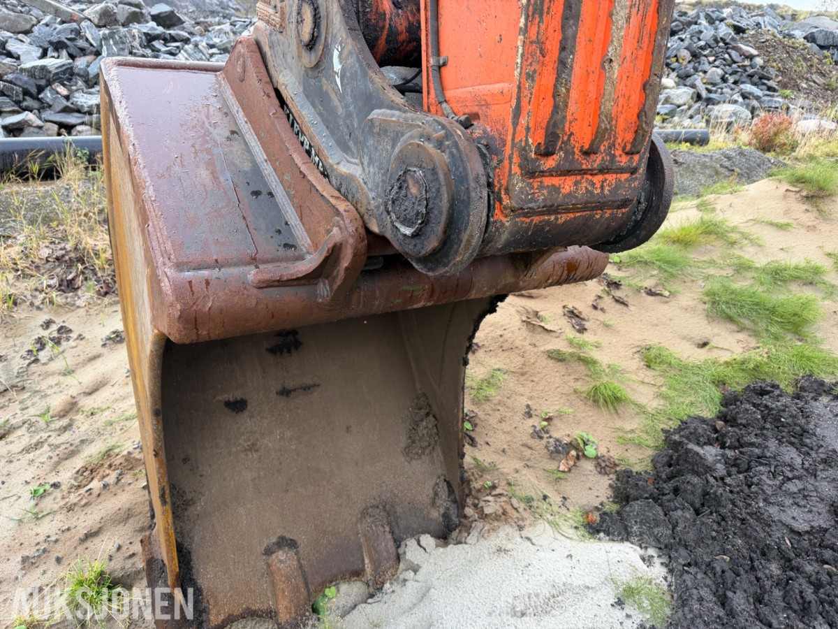 2008 Hitachi ZX225USPLC-3 Beltegraver, Engcon tiltrotator, S70, 2 skuffer