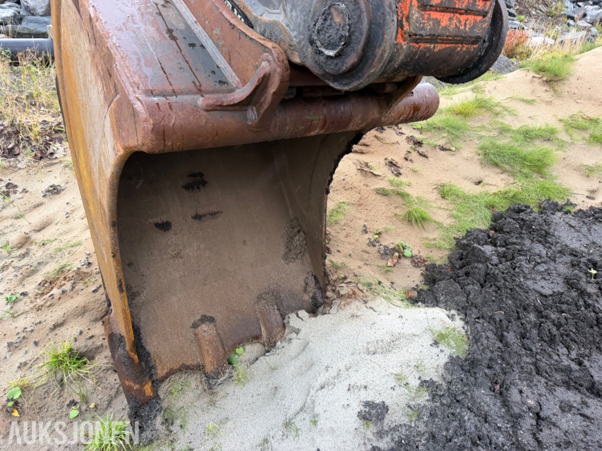 2008 Hitachi ZX225USPLC-3 Beltegraver, Engcon tiltrotator, S70, 2 skuffer