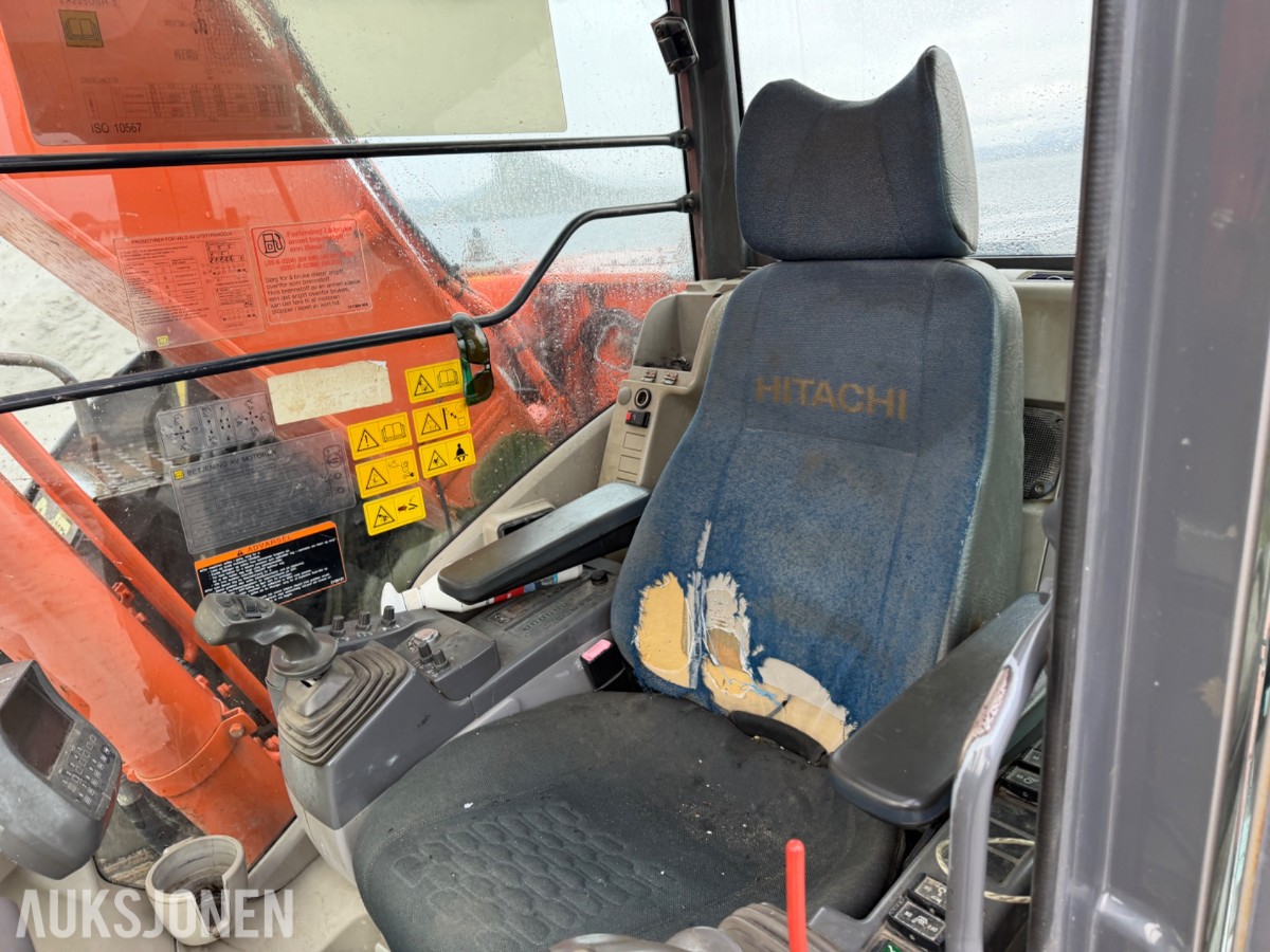 2008 Hitachi ZX225USPLC-3 Beltegraver, Engcon tiltrotator, S70, 2 skuffer