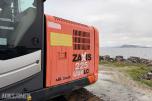 2008 Hitachi ZX225USPLC-3 Beltegraver, Engcon tiltrotator, S70, 2 skuffer