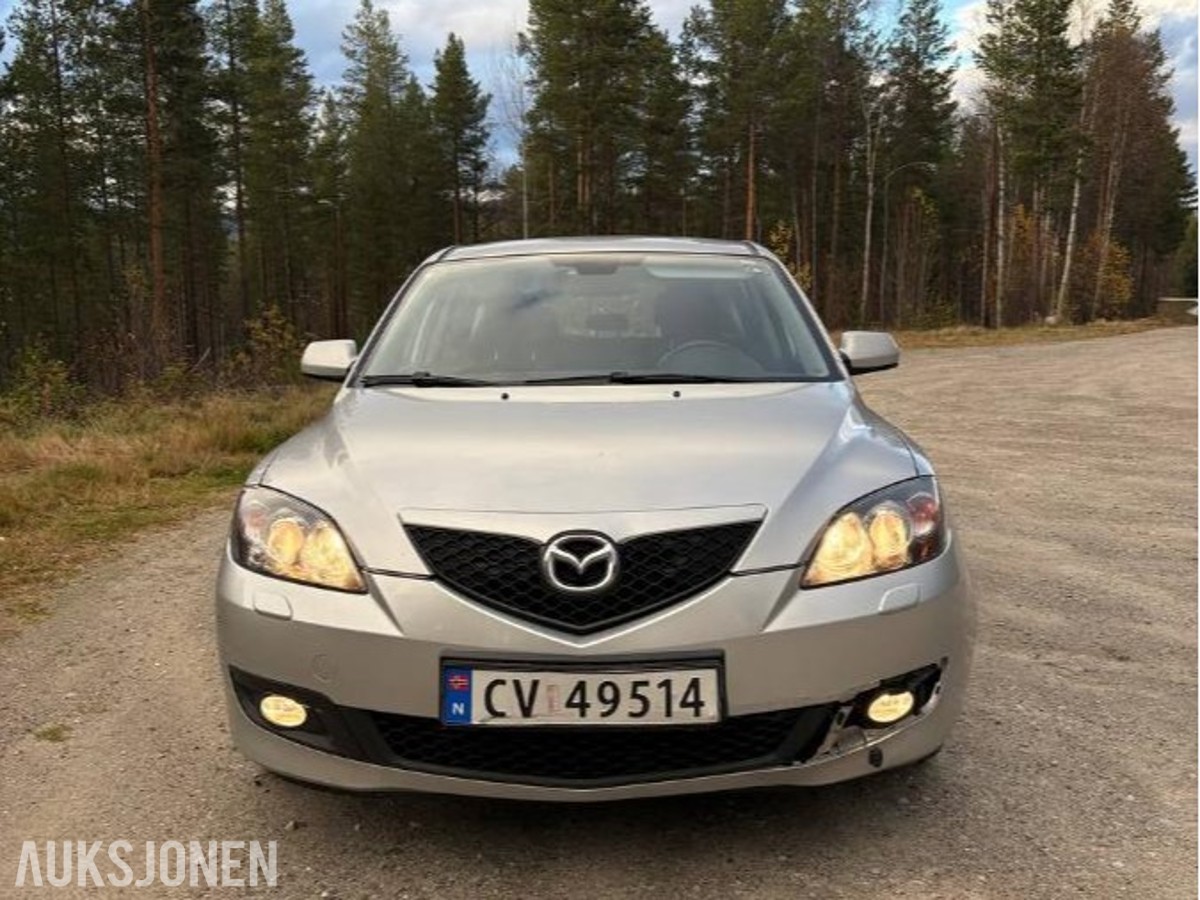 2007 Mazda 3, 1.6 Automat, Cruisekontroll, EU OK til 02.2027, Reparasjonsobjekt