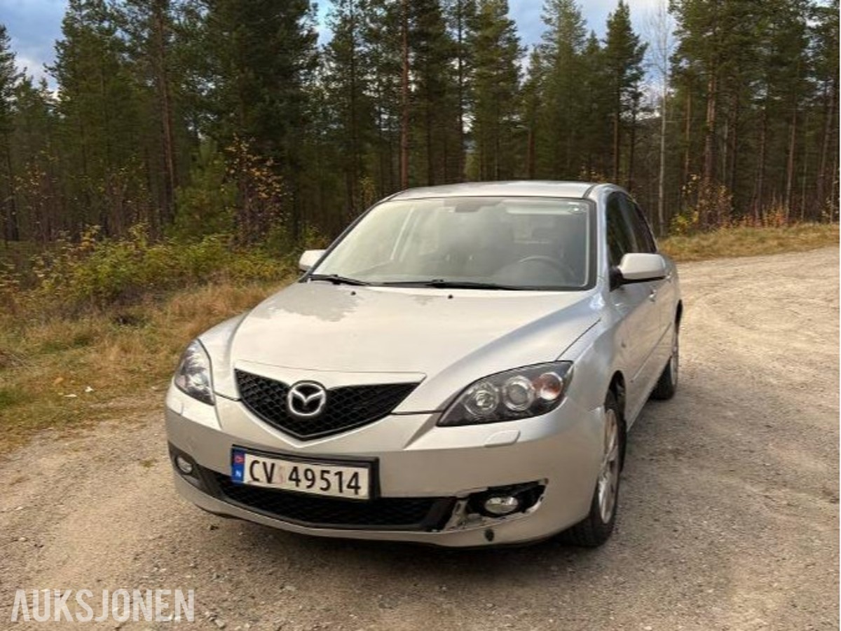 2007 Mazda 3, 1.6 Automat, Cruisekontroll, EU OK til 02.2027, Reparasjonsobjekt