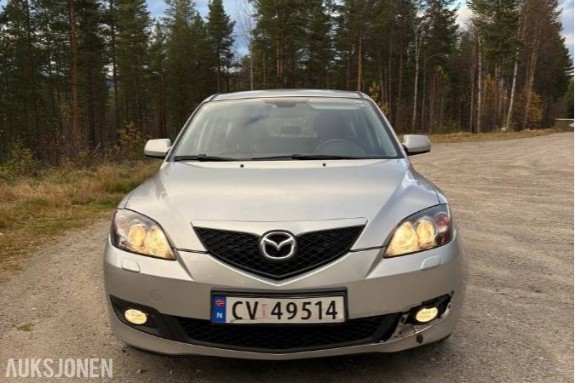 2007 Mazda 3, 1.6 Automat, Cruisekontroll, EU OK til 02.2027, Reparasjonsobjekt