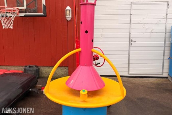 Ballblåsemaskin til lekeland / lekeområde selges     