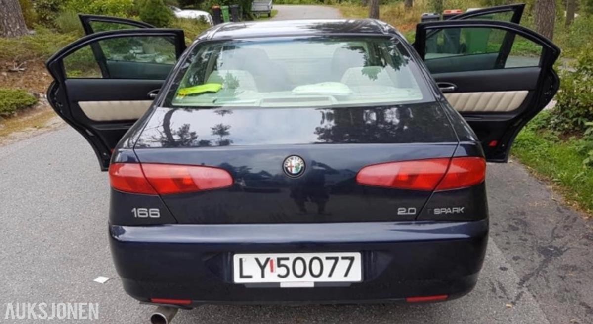 1999 Alfa Romeo 166 2.0 Bensin 155HK prosjekt, med delebil