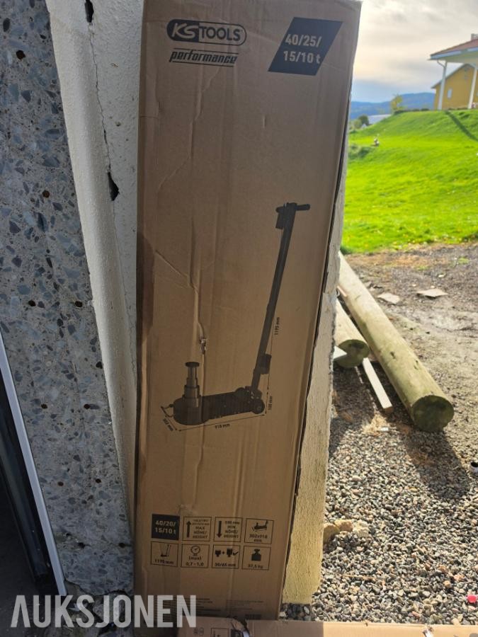 2026 NY KS TOOLS PERFORMANCE LUFT-HYDRAULISK JEKK – 40 TONN!