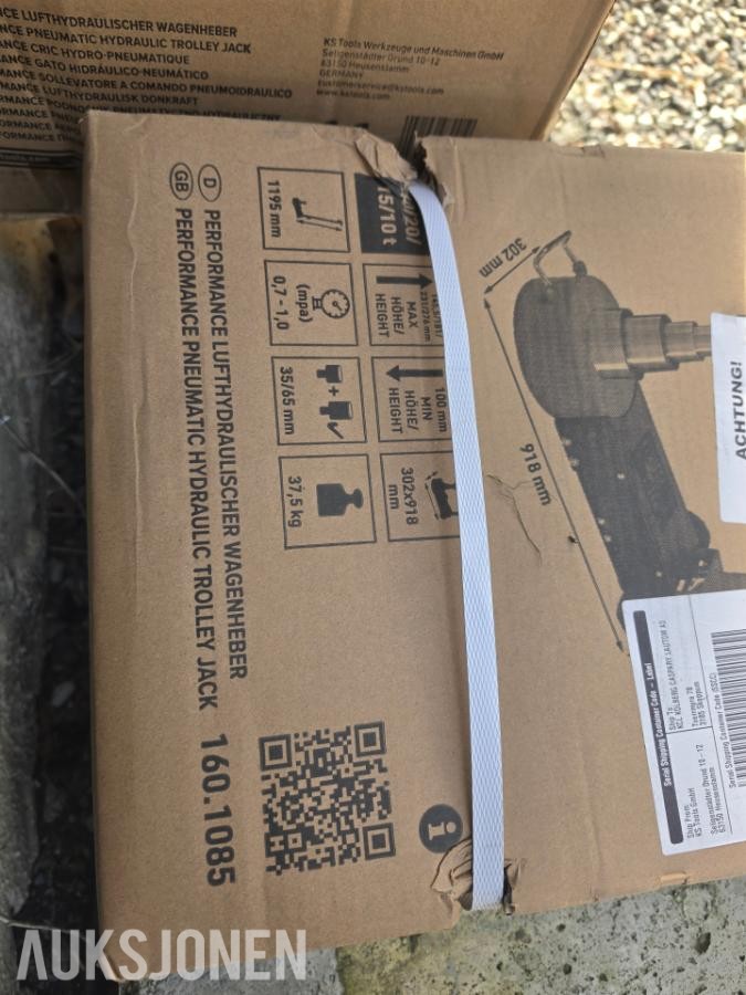 2026 NY KS TOOLS PERFORMANCE LUFT-HYDRAULISK JEKK – 40 TONN!