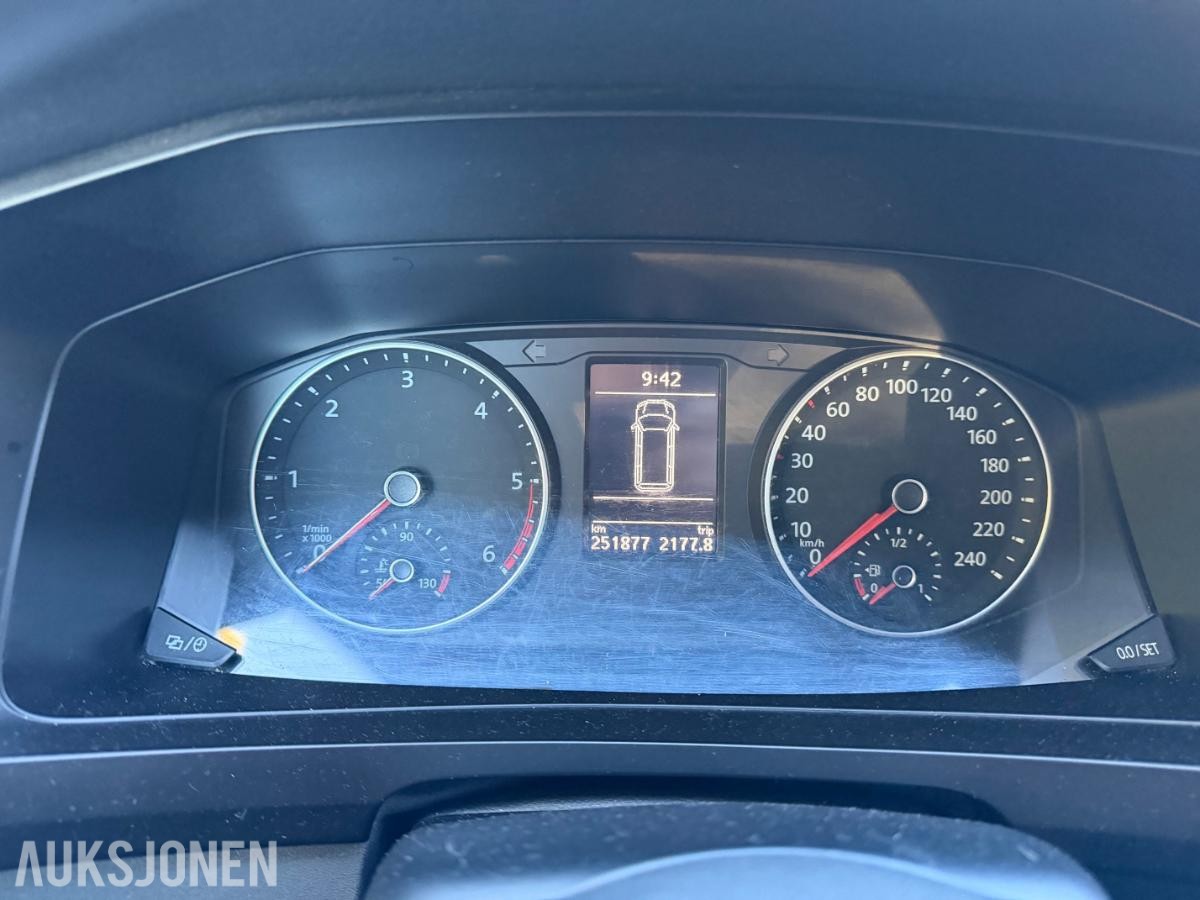 2016 Volkswagen, TRANSPORTER 2.0-102 D P-SENSOR BAK/FORAN HENGERFESTE LANG SERVCIE , 251877km