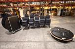 79 konferansestoler & 11 runde bankettbord med bordtralle