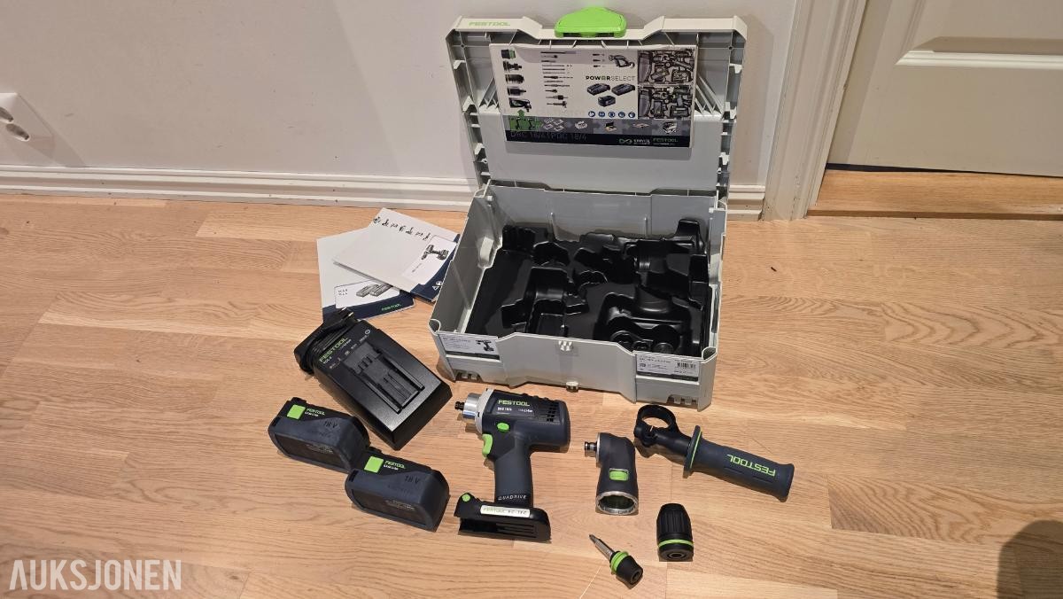 Festool DRC 18/4 Li 5,2-plus batteridrill