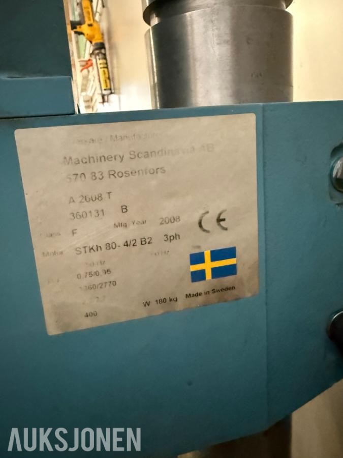 Arboga A2608 T – Industriboremaskin – 2008 modell – 400V
