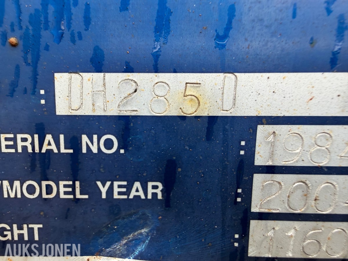 2004 mod. Øveraasen DH285D Plog til lastebil