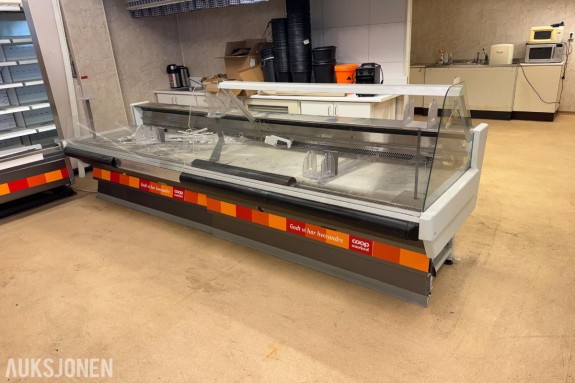 Electrolux CR kjøledisk med glassmonter Electrolux CR kjøledisk med stor glassmonter og god utstillingsplass. Passer til butikk, kafé, kantine, bakeri, delikatesse eller annen serveringsvirksomhet.