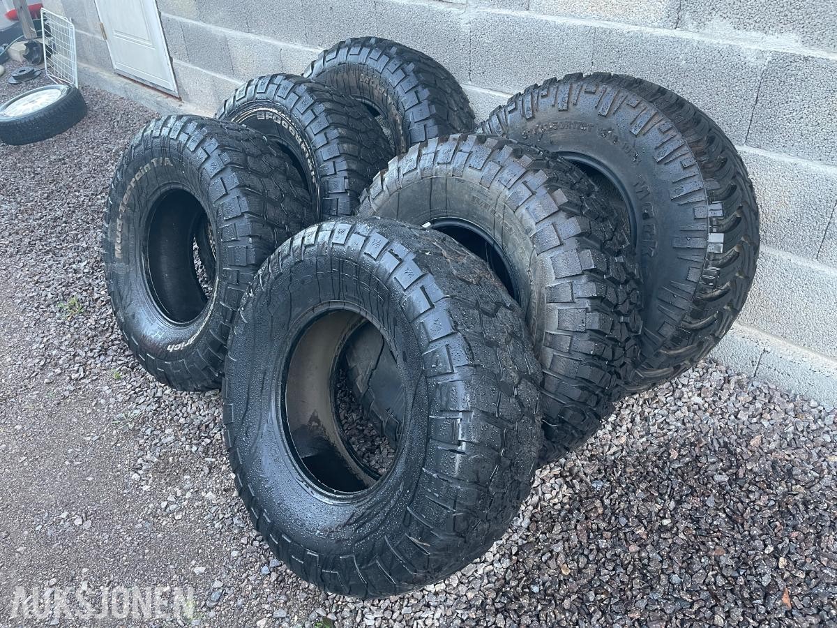 6 stk 37'' Mud Terrain dekk *Ingen minstepris*
