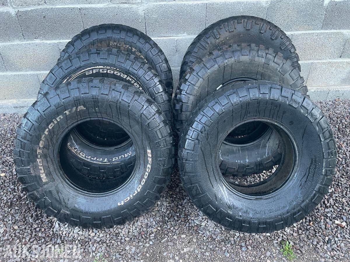 6 stk 37'' Mud Terrain dekk *Ingen minstepris*