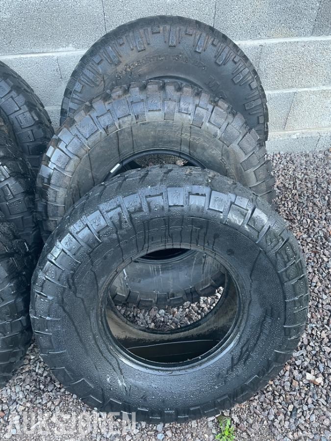 6 stk 37'' Mud Terrain dekk *Ingen minstepris*
