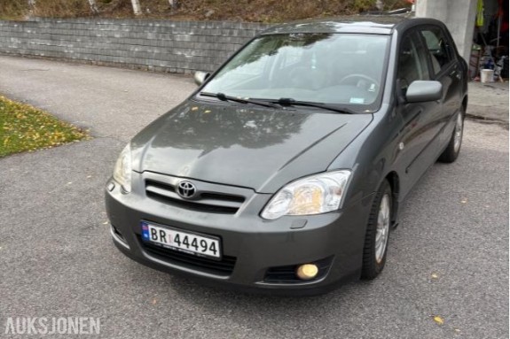2007 Toyota Corolla 1.6 Bensin 110HK Hengerfeste, EU ok til 02.2027