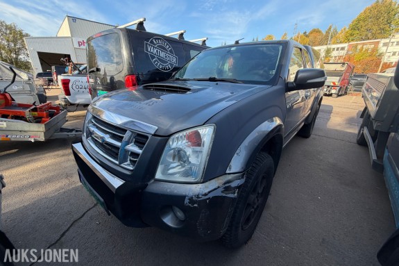 2008 Isuzu D-Max 3.0 TD 4WD LS - EU-Godkjent - 4x4 - 120 kW diesel - hardtop over lasteplanet - hengerfeste - manuell girkasse 