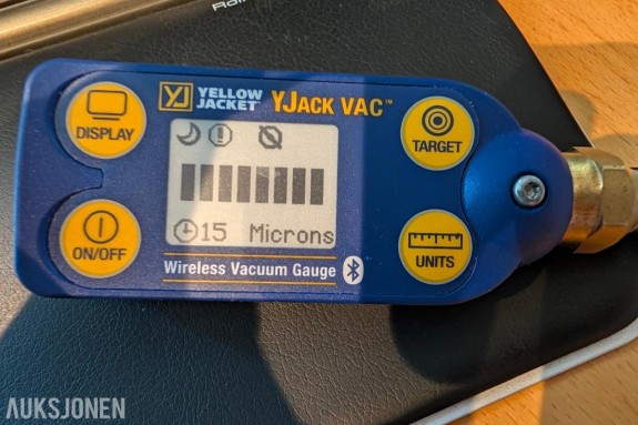 2024 Yellow jacket Yjack VAC Digital vakuummåler med Bluetooth – for varmepumper og kjøleanlegg