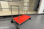 Verkstedtralle / arbeidsbord på hjul – 2 hyller