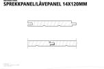 2026 Bergene Holm 14x120 Sprekkpanel Drivved - 560lm 