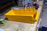 40 stk. gule plastkasser / verkstedbokser