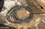 Flygt DXG 25-11T pumpe, Bauer hurtigkoblinger 6" og diverse kabler